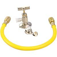 WINOMO Manguera de Carga del Refrigerante del Aire Acondicionado R12 R22 R134A Golpear Ligeramente V&aacute;lvula Dispensadora