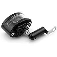Motocicleta partes CNC Billet freno delantero y trasero Racing Tank Copa Master Cylinder Fluid Oil Reservoir (negro)