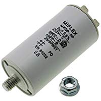 Condensador de Arranque Miflex para Motor 8&micro;F 450&nbsp;V, 35&nbsp;x 65&nbsp;mm, Conector M8, 8uF