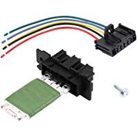 Regulador del ventilador del resistor del motor, juego completo del resistor del ventilador del motor con cableado del arn&eacute;s de la reparaci&oacute;n del cableado