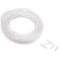 sourcing map 10M 4mm x 6mm Tubo de Agua Manguera de Vac&iacute;o para Coche Silicona Transparente Conectores