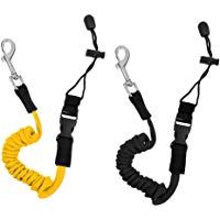 Sharplace 2 Piezas TPU El&aacute;stico Kayak Canoa Paddle Leash Ca&ntilde;a De Pescar Cord&oacute;n De Seguridad Tether
