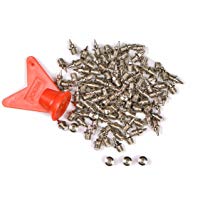 NOVSIX 100 Piezas 6mm Clavos de Repuesto para Zapatillas de Clavos,Track Spike Pin para el Atletismo,Llave Inglesa Contenida