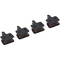 Alomejor 4 Pares De Color Negro M446 Pastillas De Freno De Disco De Bicicleta para Bicicleta Pastillas De Freno De Metal Semi Frenos Pastillas De Disco Sinterizado Pastillas De Freno con Fuerte