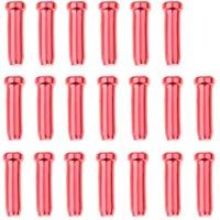 20 Pcs Tapa De Freno De Bicicleta De Monta&ntilde;a Desviador Palanca Cambios Cable Tapas De Extremo Engarzado