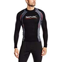 Seac Warm Guard Long - Chaleco protector t&eacute;rmico manga larga, para hombre, en neopreno de 0,5 mm, protector contra salpicaduras para el buceo y la nataci&oacute;n anti-UV