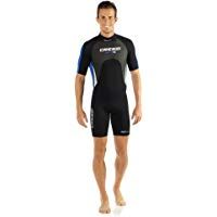 Cressi Med X - Traje Monoshort sin Capucha en Neopreno Biforrado de 2.5 mm - Hombre