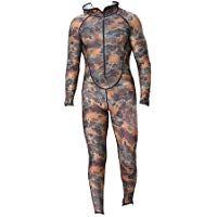 MagiDeal Traje Camuflaje Cuerpo Completo de Traje de Pesca Submarina Buceo Surf para Hombres Talla M/L/XL/XXL/XXXL/4XL
