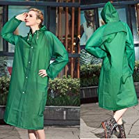 WKMR - Poncho impermeable port&aacute;til con cord&oacute;n EVA, resistente a la lluvia para viajes, festivales, parques tem&aacute;ticos y al aire libre (EVA reutilizable)