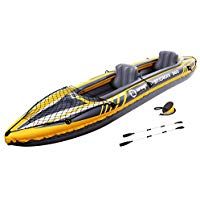 JILONG Kayak St. Croix II Canoa para 2 Personas, 350&nbsp;x 78&nbsp;x 52&nbsp;cm, Bote de remos Inflable con 160 kg de Capacidad -
