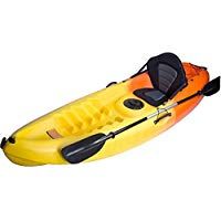 KAYAK R&Iacute;GIDO AUTOVACIABLE DE 270x80x40 cm | PIRAGUA CON REMO, ASIENTO Y TAMBUCHO
