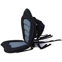 asterisknewly Asiento y Respaldo del Kayak Coj&iacute;n de Kayak Laminado EVA con Bolsa de Almacenamiento Desmontable Coj&iacute;n de Espuma C&oacute;modo y Ajustable para Pesca/Kayak/Canoa/Rafting