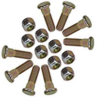 Pack de 8 3/8 UNF esp&aacute;rragos y tuercas de rueda de 4" Tr&aacute;iler PCD Cubos de suspensi&oacute;n