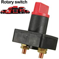 Espeedy Desconecte la bater&iacute;a Interruptor selector Kill,100A aislador de la bater&iacute;a Desconecte la energ&iacute;a cort&oacute; el interruptor del selector de la matanza para el coche de barco van truck