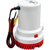 ECO-WORTHY Marine sentina sumergible bomba de sumidero 2000&nbsp;GPH 12&nbsp;V 29&nbsp;mm ID manguera Silencioso completa sumergible