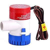 DHOUTDOORS 12V Bomba de Achique Sumergible Agua Marina Pesca Barcos Caravana Camping Peque&ntilde;a Piscina Fuentes Bombas de Sentina El&eacute;ctrica 1100GPH