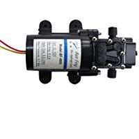 Bomba Nuzamas de diafragma de cebado autom&aacute;tico de alta presi&oacute;n, 12 V, 80W, 7 bar, 5.0L/min para caravana, barco, lancha, etc.