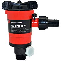 JOHNSON PUMP TWIN PORT 750 GPH LIVEWELL AERATING PUMP 12V