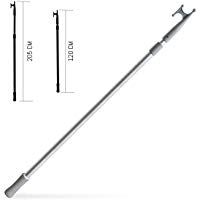Bichero telesc&oacute;pico de aluminio extra&iacute;ble continuamente de 120 a 205 cm