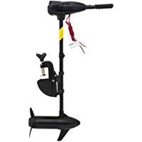 U-BCOO de 8 velocidades de 55 libras de empuje de agua salada Transom montado Electric Trolling Motor / con 30 "eje / 12V barco de pesca Motor fuera de borda