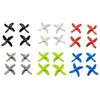 Fytoo 6-Color 24pcs H&eacute;lice Propulsor Propeller para JJRC H36 Eachine E010 FuriBee F36 NH010 Mini UFO RC Helic&oacute;ptero Accesorio