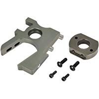 Lorenlli Soporte de Montaje de Motor sin escobillas de Cambio Nitro de aleaci&oacute;n de Aluminio para Escala 1/8 Apta para Kyosho HSP FS Racing HOBAO RC Car