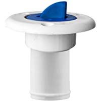 Perfeclan Blanco Nailon Barco yate cami&oacute;n Cubierta de Agua llenador para Toma de 38 mm con Tapa Azul
