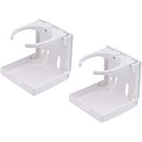 Shiwaki 2 Piezas Que Doblan La Bebida De Nylon Blanca Pueden Sostenedores De Taza - Barco/Marina/Caravana/Coche