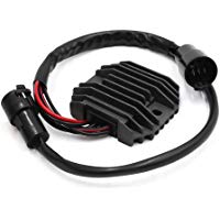 sourcing map Rectificador Metal Negro Regulador de Corriente para Moto ZX-6R ZX600 2000-2004