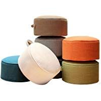 Seasons Shop Cojin Meditacion Yoga Lotus Puf Reposapi&eacute;s Tapizado Peque&ntilde;o Y Redondo Reposapi&eacute;s De Piso Tatami Coj&iacute;n De Fut&oacute;n Sof&aacute; Lindo Zapatos Cambio Banco Taburete para Ni&ntilde;os （Colores Aleatorios）