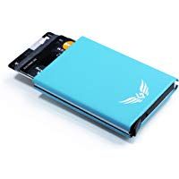 Rfid Blocking Card Holder Aluminum Secure Wallet by Guardian a Safe and Stylish Case with Creative Card Holder Ejector, Separating Credit Cards for Easy Removal with Money Clip