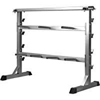 Gorilla Sports&reg; Soporte de Pesas (30/31&nbsp;mm&nbsp;&ndash;&nbsp;Estante para pesas y barras de pesas&nbsp;&ndash;&nbsp;Max. Carga hasta 300&nbsp;kg