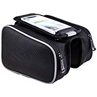 WeiMay Bike Bag Bolsa de Bicicleta Bolsa de Tubo Superior Marco Delantero Bolsa de Sill&iacute;n Bolsa de tel&eacute;fono Celular Pantalla T&aacute;ctil Sensible al Agua.