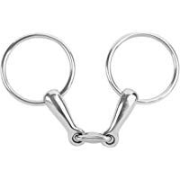 Ultrasport - Bocado para caballos de h&iacute;pica, tama&ntilde;o 13,5 UK, color plateado