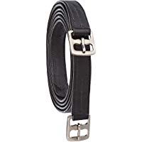 Cwell Equine - Piel de Stirrup Suave, Color Negro, Varios tama&ntilde;os