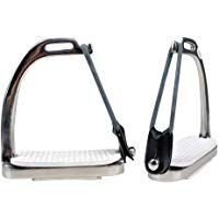 Hkm 540356&nbsp;estribos de seguridad de acero inoxidable per pares, Ancho 12&nbsp;cm