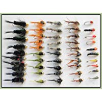 50&nbsp;oro cabeza Pesca de la trucha vuela, Ninfa & Zumbador Varios Tama&ntilde;os, Good Invierno elecci&oacute;n