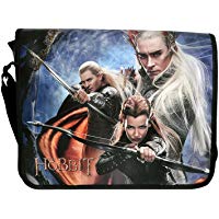 El hobbit - bolso bandolera de los elfos Legolas, Tauriel y Thranduil - cartera con la licencia oficial - 38 x 30 cm