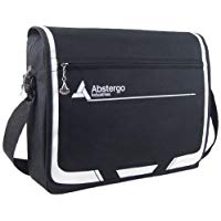 Assassin's Creed - Bolsa Bandolera, dise&ntilde;o Abstergo Industries, Color Negro (Gaya Entertainment GAEACGE2020)