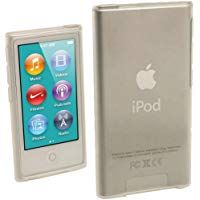 igadgitz Claro Case TPU Gel Funda Cover Carcasa para Apple iPod Nano 7&ordf; Gen 7G 16GB + Protector de pantalla