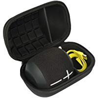 Khanka Duro Viaje Estuche Bolso Funda para Ultimate Ears WONDERBOOM1 / Wonderboom 2 Altavoz Bluetooth Impermeable (Nero)