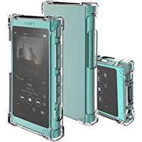 inorlo Funda Carcasa TPU Case para Sony Walkman NW-A35 NW-A45 Reproductor de MP3 + Protector de Pantalla (Claro)