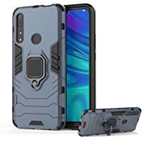 DESCHE para Funda Huawei P Smart Z, Fundas con Anillo + Cristal Templado, Compatible con el Soporte Magn&eacute;tico para Autom&oacute;vil, Carcasa Dura Resistente a los Ara&ntilde;azos - Aarina
