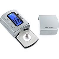 Neoteck Probador Escala Stylus Fuerza de la Placa Giratoria Escalas 0,01 g Retroiluminaci&oacute;n Azul para LCD Brazo de la Placa Giratoria Fono Caja de M&uacute;sica