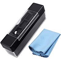 yotako limpiador de discos de vinilo Kit, terciopelo anti est&aacute;tica cepillo de limpieza, cepillo de limpieza para l&aacute;pices capacitivos con gamuza de limpieza de vinilos