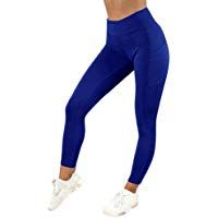 VJGOAL Moda Casual de Mujer Color s&oacute;lido Cintura Alta Leggings Gimnasio Deportes Gimnasio Correr con Elasticidad Atl&eacute;tico Pantalones de Yoga