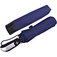 Paraguas Plegable con Apertura y Cierre Autom&aacute;tico Compacto y Ligero a Prueba de Viento y Agua Anti UV Durable Paraguas de Viaje