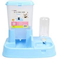 Scrox 1X 2 en 1 Dispensador autom&aacute;tico de Alimentos para Perros y Gatos Combinaci&oacute;n pr&aacute;ctica Multifuncional de Alimentos y bebederos