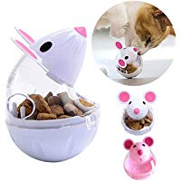 Legendog Bola De Comida para Gatos Dispensaci&oacute;n De Juguete para Mascotas Bola De Ratones De Alimentaci&oacute;n Lenta Bola En Forma De Gato Bola De Alimentos para Mascotas