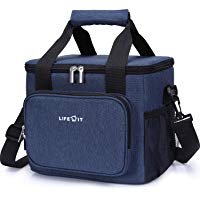 Lifewit 15L Bolsa Isotermica de Almuerzo Nevera Portatil para Alimentos Frutas,Porta de Comida Con Forro Pl&aacute;stico Aislamiento T&eacute;rmico,Genial Para Playa,Picnic,Camping,Barbacoa